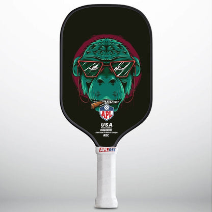 APL - Skull Glasses Pickleball Paddle | 16mm Carbon Fiber | Best Pickleball Paddles | American Pickleball League