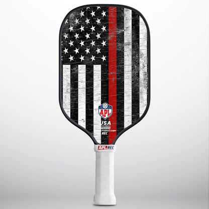 APL - Red Line Pickleball Paddle | 16mm Carbon Fiber | Best Pickleball Paddles | American Pickleball League