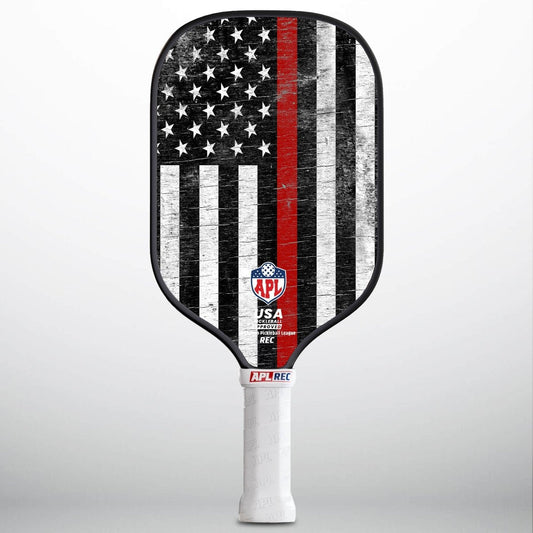APL - Red Line Pickleball Paddle | 16mm Carbon Fiber | Best Pickleball Paddles | American Pickleball League