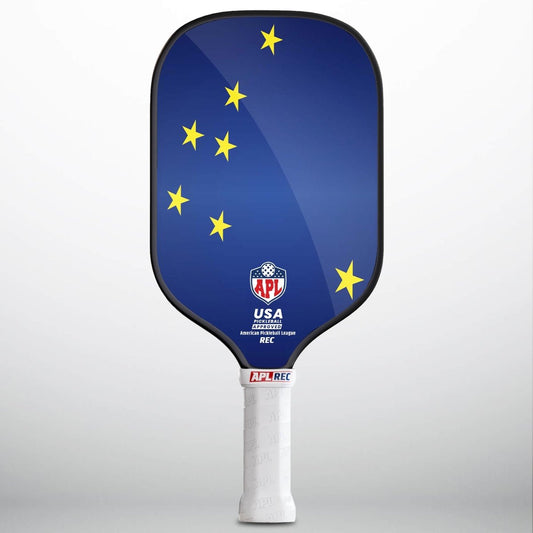 APL - European Union Flag Pickleball Paddle | 16mm Carbon Fiber | Best Pickleball Paddles | American Pickleball League