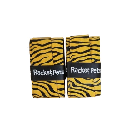 Overgrip Tape for Tennis Racket - Yellow Tiger (pack of 2)