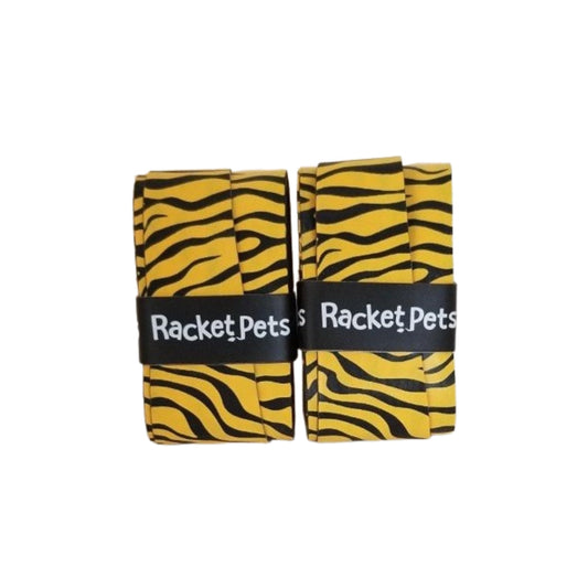 Overgrip Tape for Tennis Racket - Yellow Tiger (pack of 2)