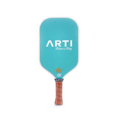 ARTI 16mm Carbon Fiber Kristen & Kristy "IT'S PICKLE TIME" Pickleball Paddle