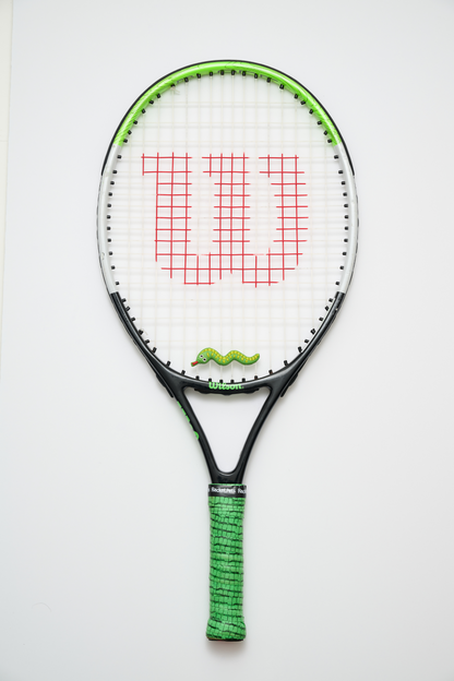 Snake Green Tennis Overgrip Tape and Matching Shock Absorbing Dampener