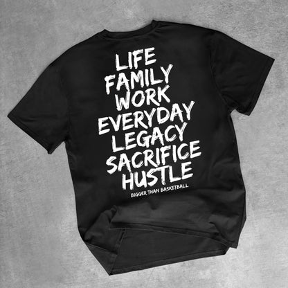 Basketball Is Life - T-Shirt - Black