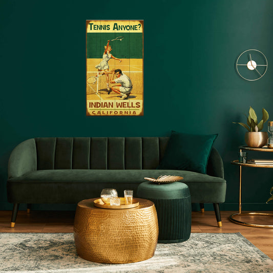 Tennis Anyone? - Wood & Metal Wall Art