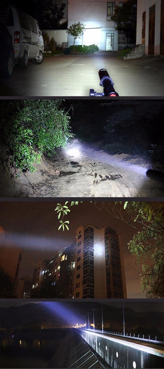Adjustable Waterproof Super Bright Tactical Alloy Torch For Emergency And Self Defense