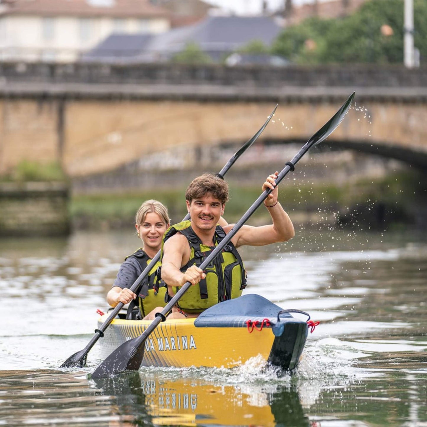 2-Person High-Pressure Speed Inflatable Kayak [Paddle Excluded]
