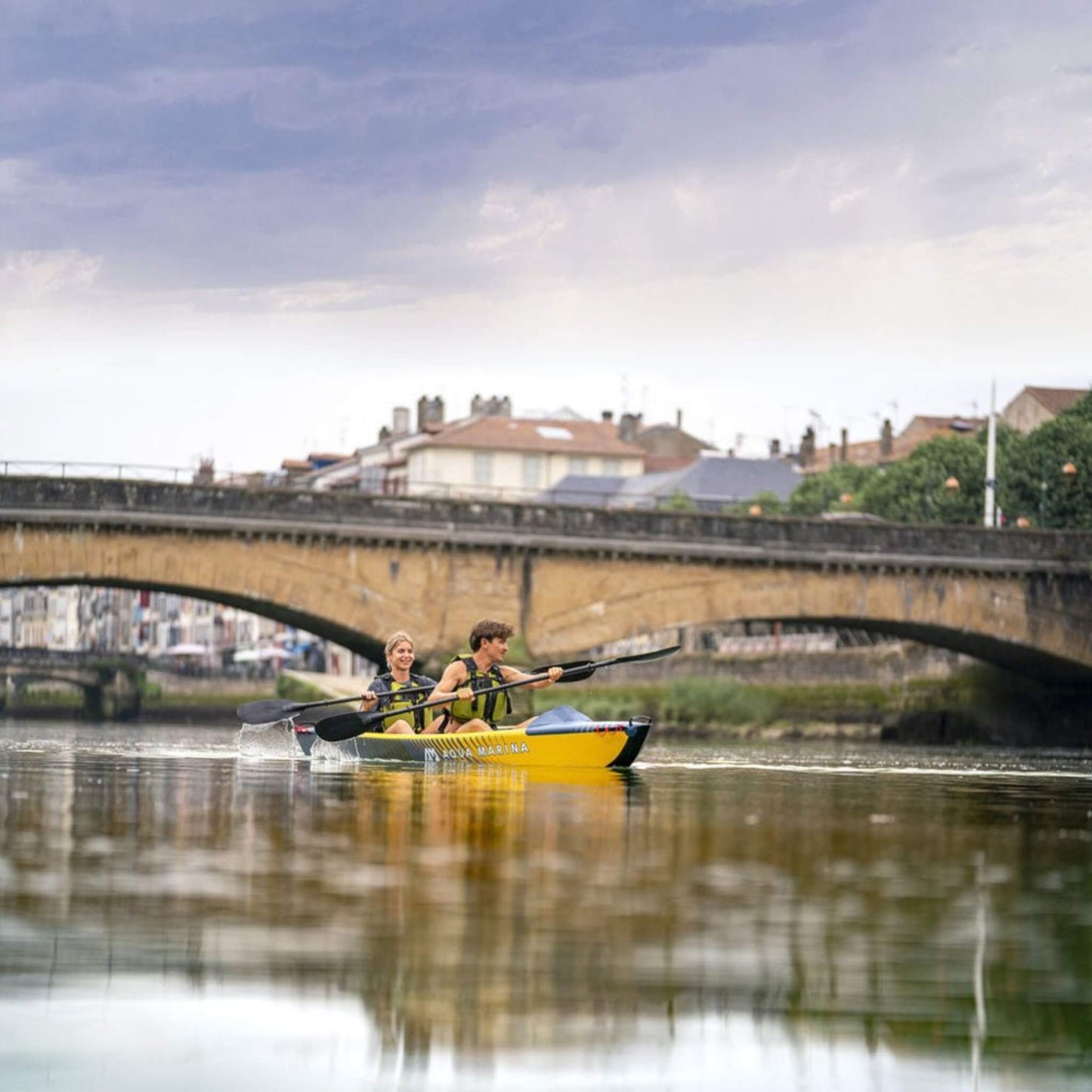 2-Person High-Pressure Speed Inflatable Kayak [Paddle Excluded]