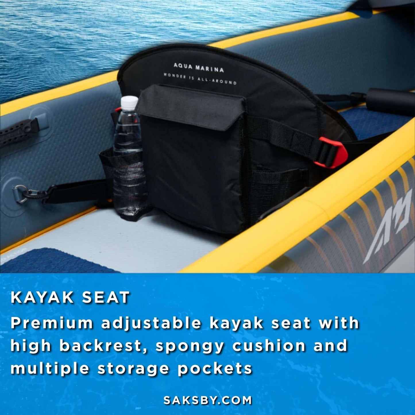 2-Person High-Pressure Speed Inflatable Kayak [Paddle Excluded]