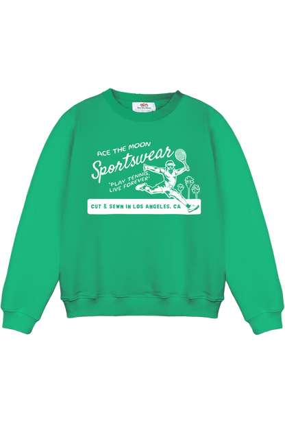 Play Tennis, Live Forever Sweatshirt