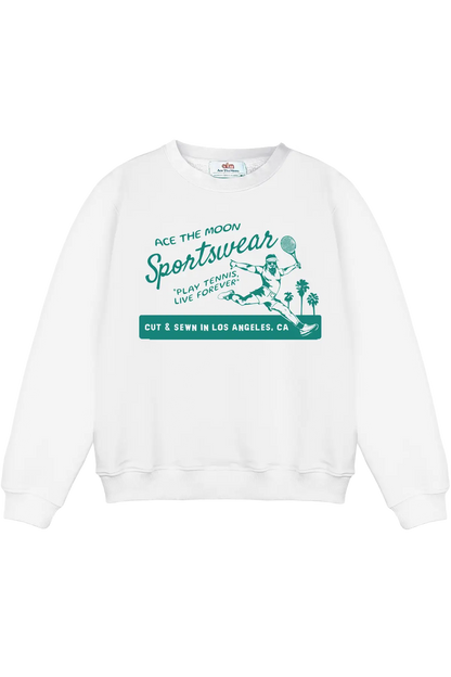 Play Tennis, Live Forever Sweatshirt