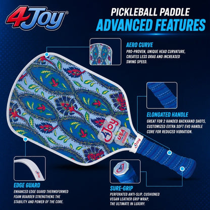 Damask 4Joy Pickleball Paddle Premio Series