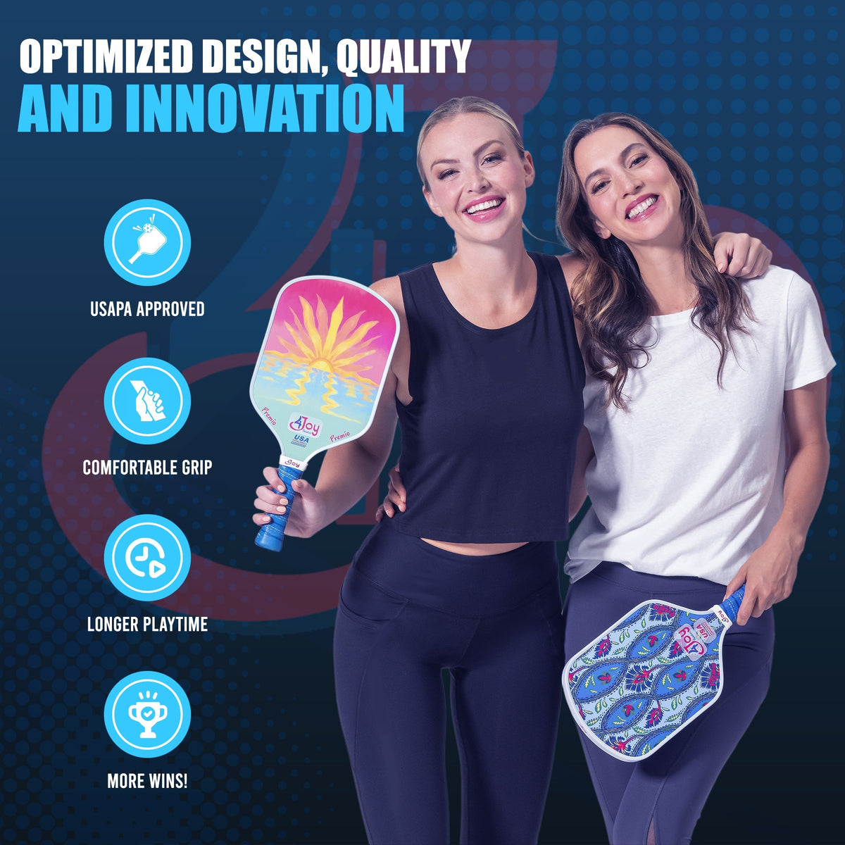 Damask 4Joy Pickleball Paddle Premio Series