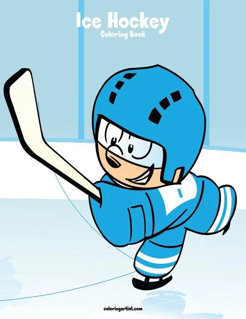 Ice Hockey Coloring Book 1 - Paperback
