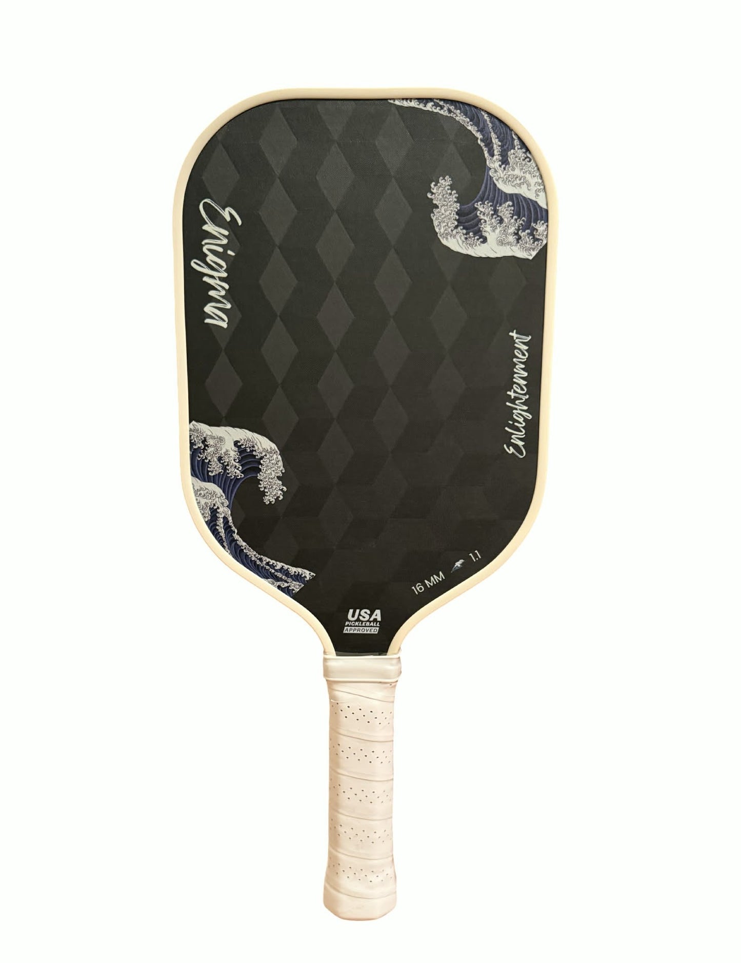 Enlightenment | 3D18K Raw Carbon Fiber Pickleball Paddle | Enigma