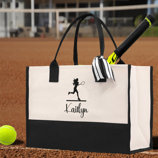 Personalized Tennis Tote Bag