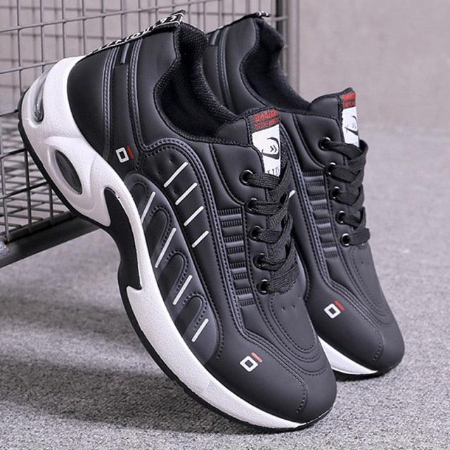 Men's  Leather Autumn Tennis Sneakers