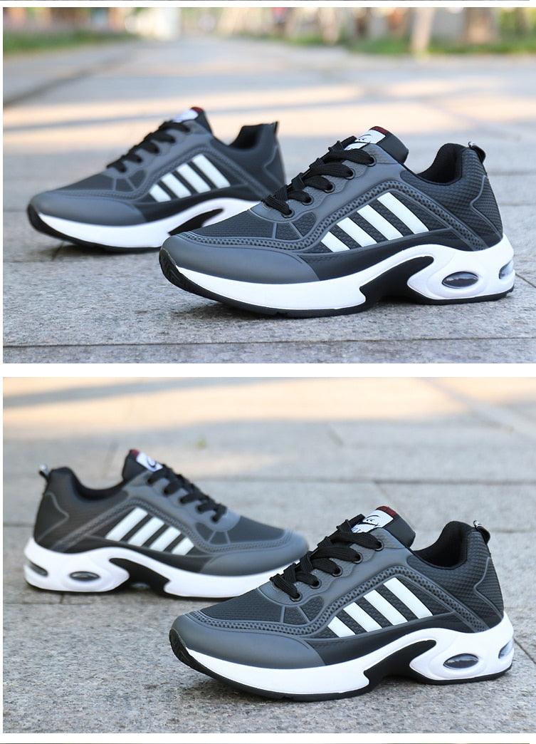Men's  Leather Autumn Tennis Sneakers
