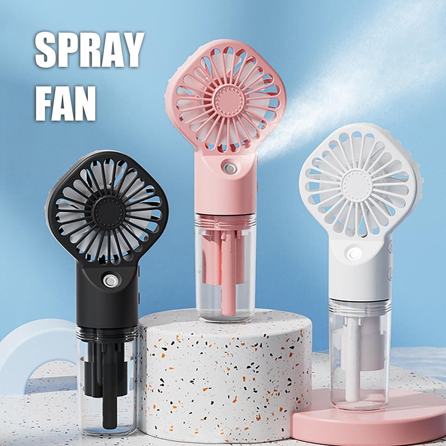 New Portable Handheld Fan Turbo Water-Cooled Spray