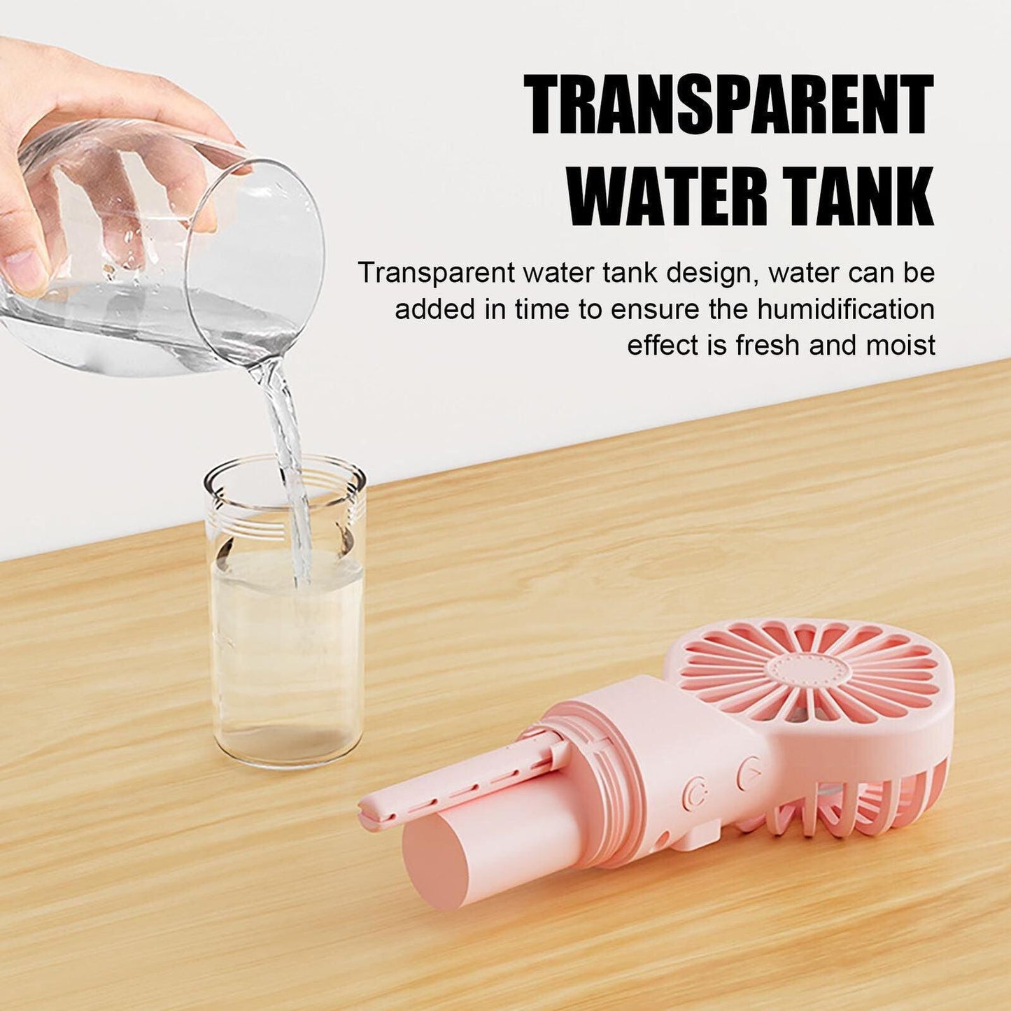 New Portable Handheld Fan Turbo Water-Cooled Spray
