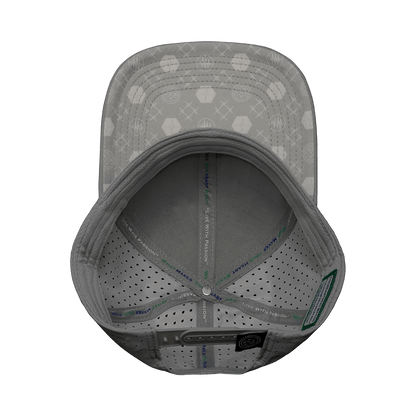 Pickleball Hat - Baseball Hat Fit - Light Gray - Laser Mesh