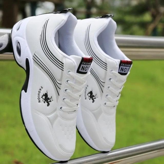 Men's  Leather Autumn Tennis Sneakers