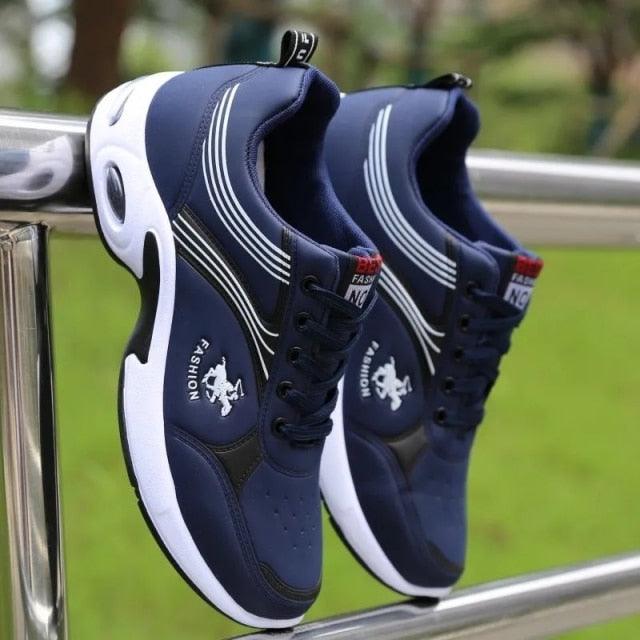 Men's  Leather Autumn Tennis Sneakers