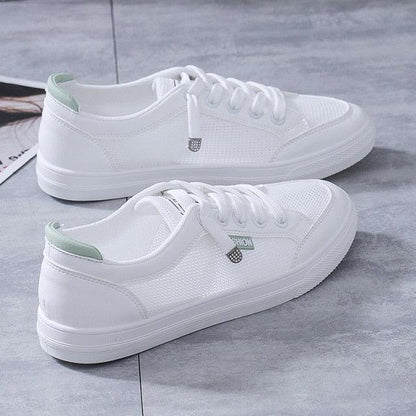 Women's White Casual Teennis/Walking/Gym Fashion Sneakers
