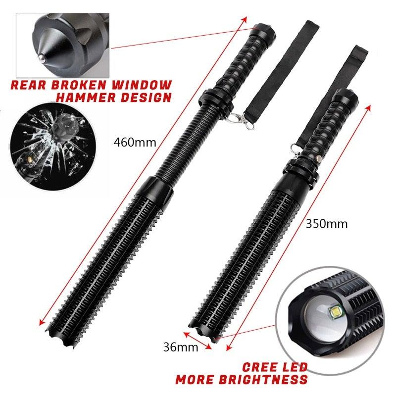 Rechargeable Adjustable LED Handheld Portable Flashlight