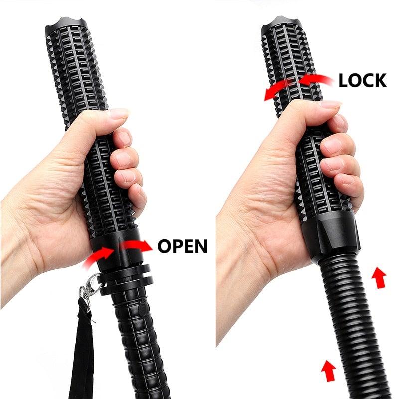 Rechargeable Adjustable LED Handheld Portable Flashlight