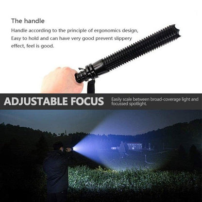 Rechargeable Adjustable LED Handheld Portable Flashlight