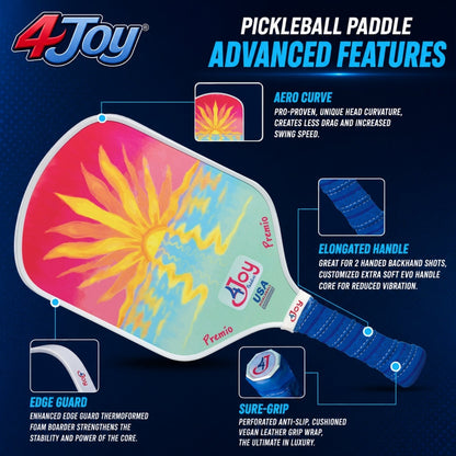 Sunset 4Joy Pickleball Paddle Premio Series