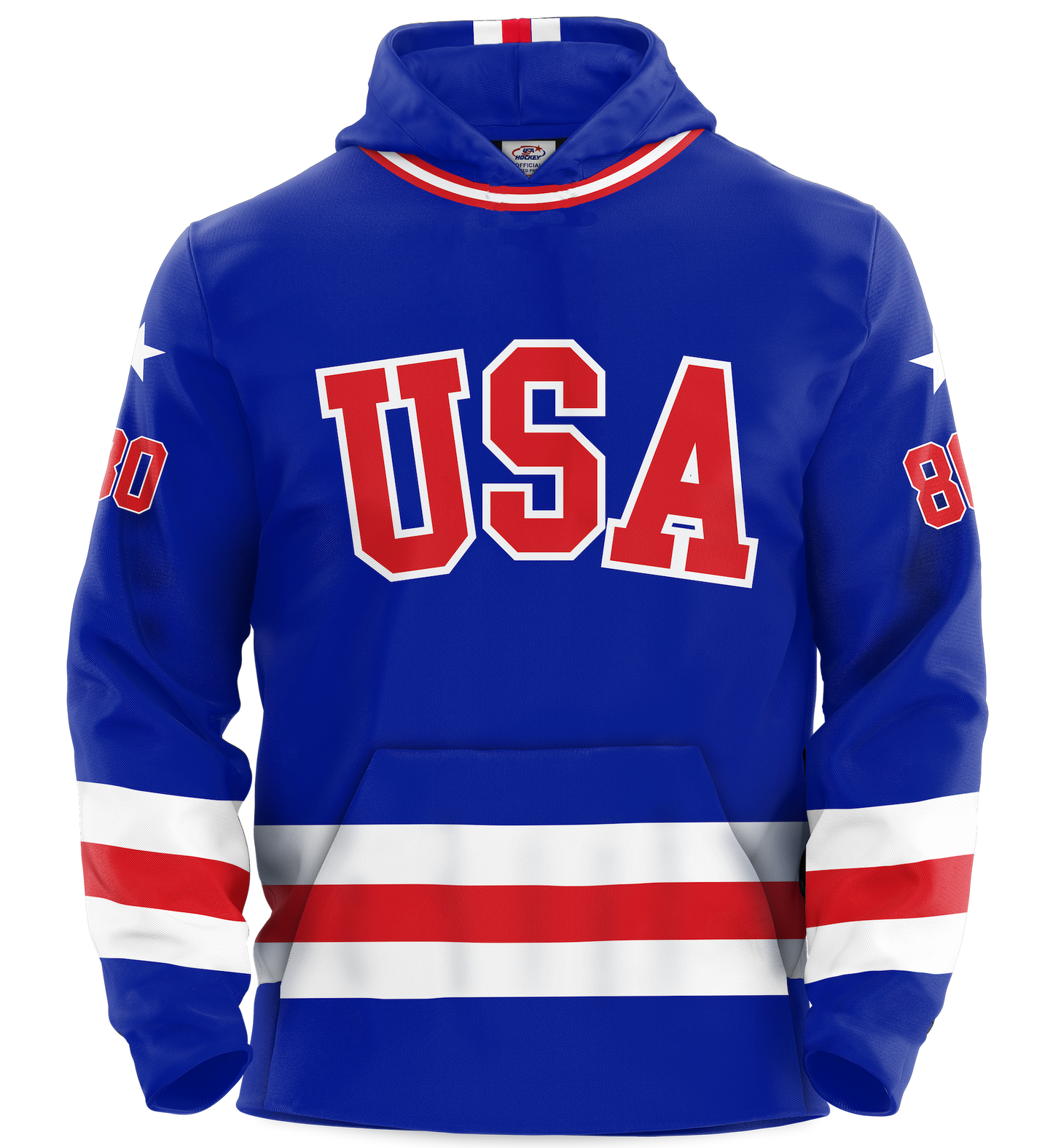USA Hockey Miracle on Ice 1980 Authentic Royal Blue Youth Hoodie