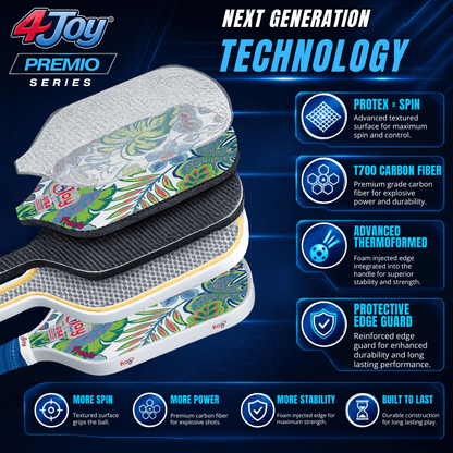 White Palm 4Joy Pickleball Paddle Premio Series