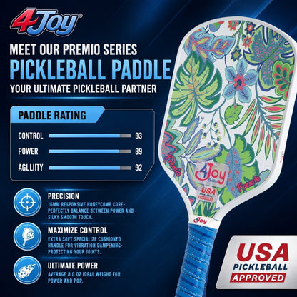 White Palm 4Joy Pickleball Paddle Premio Series