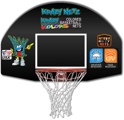 Brilliant White Basketball Net