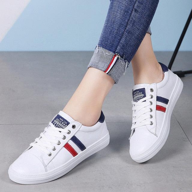 Women's Genuine Leather Sports Shoes