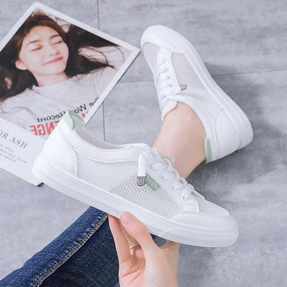 Women's White Casual Teennis/Walking/Gym Fashion Sneakers
