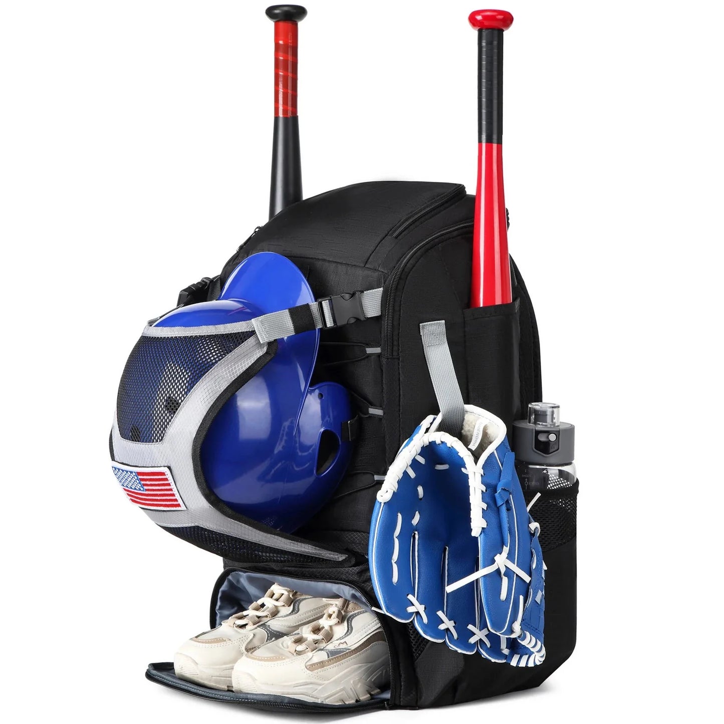 Youth Baseball Backpack - Bat & Shoe Storage