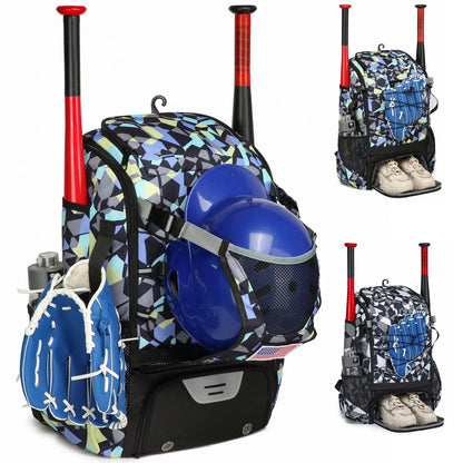 Youth Baseball Backpack - Bat & Shoe Storage